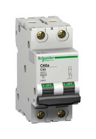 Автоматический выключатель Schneider Electric Multi9 2P 25А (C) 4.5кА