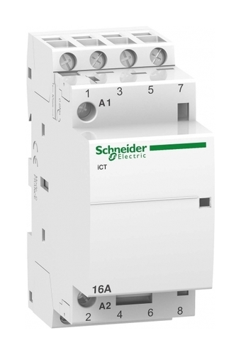 Модульный контактор Schneider Electric iCT 4P 16А 400/240В AC