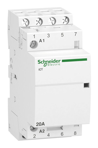 Модульный контактор Schneider Electric iCT 4P 20А 400/240В AC