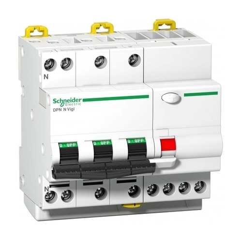 Дифавтомат Schneider Electric Acti9 4P 16А (C) 6кА 30мА (AC)