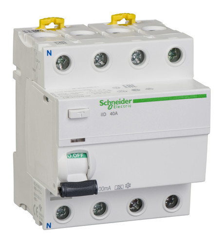 УЗО Schneider Electric Acti9 4P 40А 100мА (A)