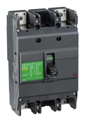 Силовой автомат Schneider Electric Easypact EZC 250, TM-D, 36кА, 3P, 100А