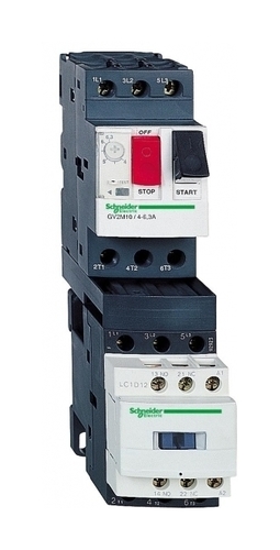 Пускатель Schneider Electric TeSys GV2DM 0.25А, 0.09кВт 400/24В