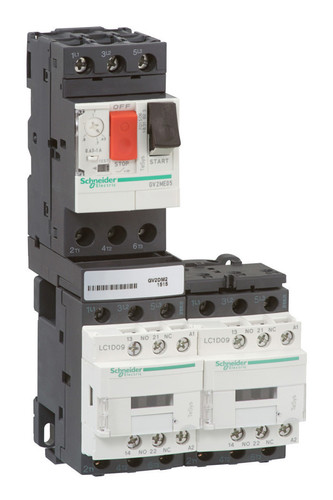 Пускатель Schneider Electric TeSys GV2DM 0.4А, 0.09кВт 400/24В