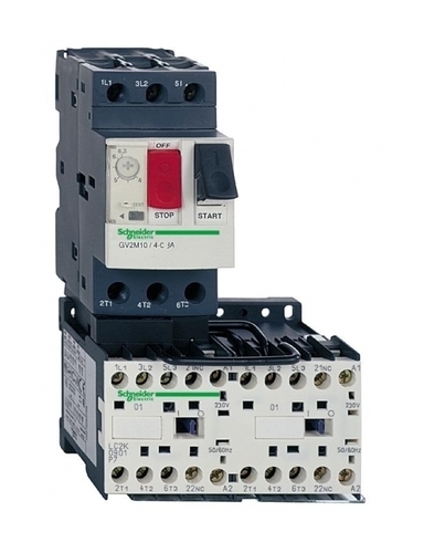 Реверсивный пускатель Schneider Electric TeSys GV2ME 4А, 1.5кВт 400/220В