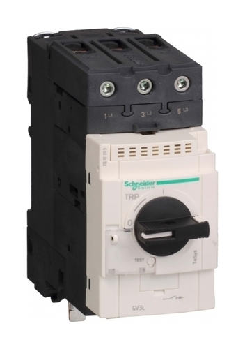 Силовой автомат для защиты двигателя Schneider Electric TeSys GV3 EVERLINK 65А 3P, магнитный расцепитель