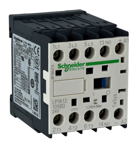 Контактор Schneider Electric Tesys LP1K 3P 12А 400/220В DC 5.5кВт