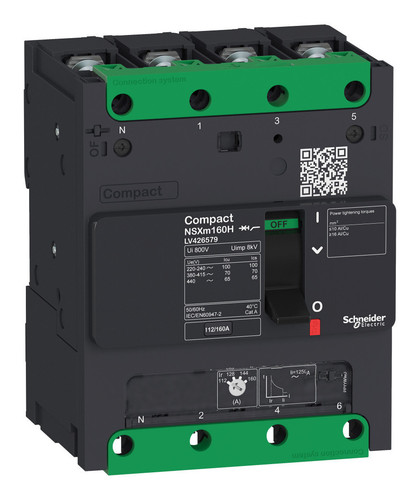 Силовой автомат Schneider Electric Compact NSXm, 25кА, 4P, 50А