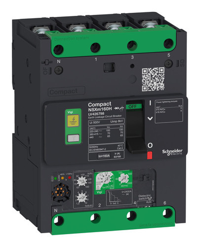 Силовой автомат Schneider Electric Compact NSX, 70кА, 4P, 50А