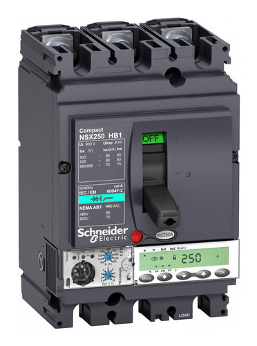 Силовой автомат Schneider Electric Compact NSX, 85кА, 3P, 250А