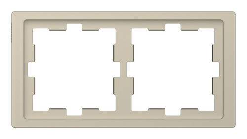 Рамка 2 поста Schneider Electric MERTEN D-LIFE, сахара