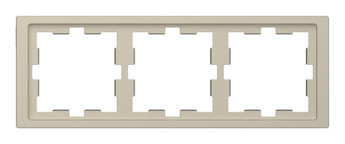 Рамка 3 поста Schneider Electric MERTEN D-LIFE, сахара