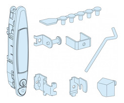 АКСЕССУАРЫ ДЛЯ ДВЕРИ PRISMA PLUS G